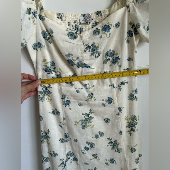 & Other Stories Linen like floral maxi dress - Picture 6 of 8